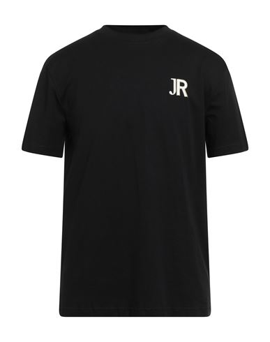 John Richmond Man T-shirt Black Size Xxl Pima Cotton