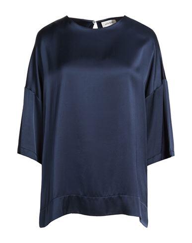 Ottod'ame Woman Top Midnight Blue Size 10 Viscose
