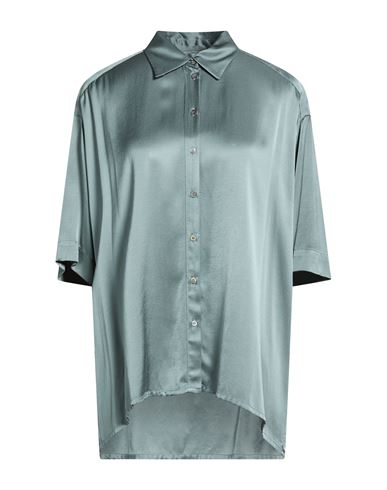 Ottod'ame Woman Shirt Deep Teal Size 8 Viscose In Green