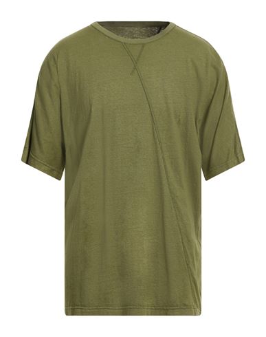 Maharishi Man T-shirt Military Green Size L Hemp, Organic Cotton