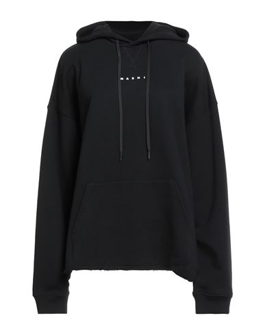 Marni Woman Sweatshirt Black Size 8 Cotton