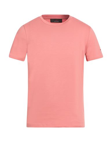 Peuterey Man T-shirt Salmon Pink Size S Cotton, Elastane