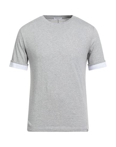Paolo Pecora Man T-shirt Light Grey Size S Cotton In Gray