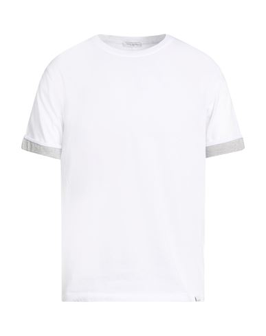 Paolo Pecora Man T-shirt White Size L Cotton