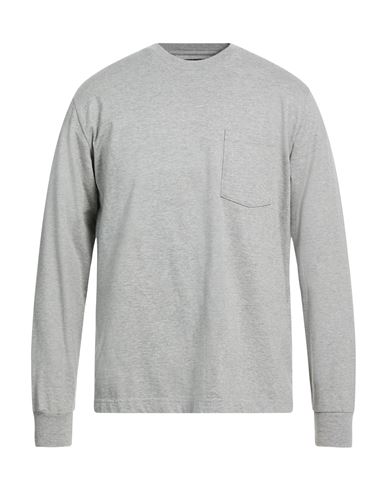 Beams Man T-shirt Grey Size M Cotton In Gray