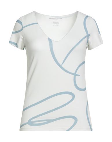 Majestic Filatures Woman T-shirt Ivory Size 1 Viscose, Elastane In White