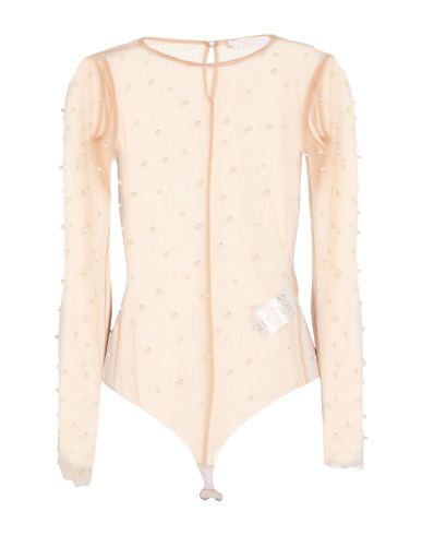 Silence Limited Woman Bodysuit Sand Size S Polyester, Elastane In Brown