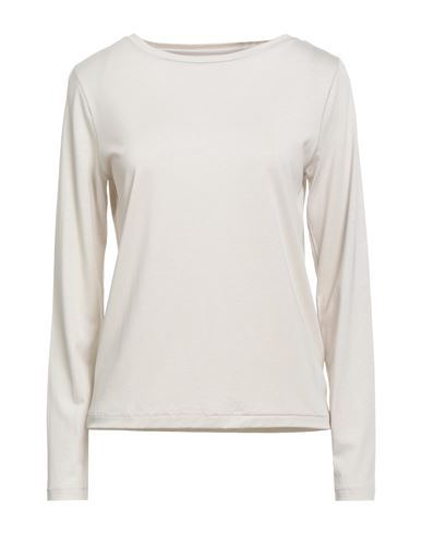 Majestic Filatures Woman T-shirt Light Grey Size 1 Lyocell, Organic Cotton In Gray