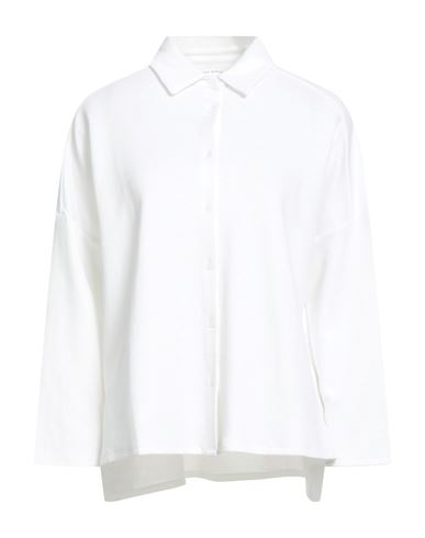Majestic Filatures Woman Shirt Off White Size 1 Linen