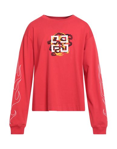 Givenchy Man Sweatshirt Red Size 3xl Cotton