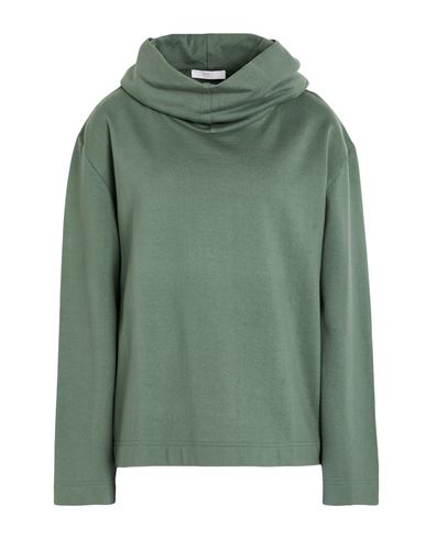 Fedeli Woman Sweatshirt Sage Green Size 6 Cotton, Cashmere