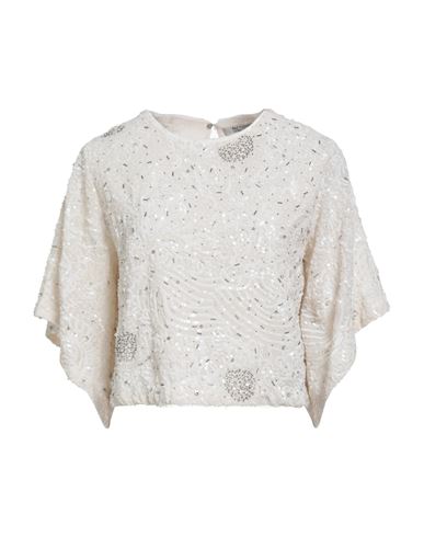 Allsaints Woman Top Cream Size 8 Polyester In White