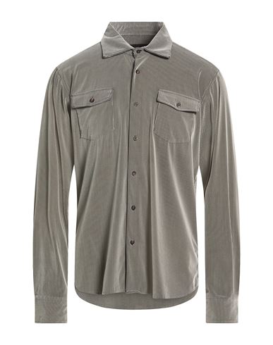 Rrd Man Shirt Grey Size 44 Polyamide, Elastane In Gray
