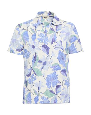 Altea Man Polo Shirt Off White Size S Cotton In Multi