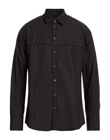 Dsquared2 Man Shirt Black Size 44 Cotton In Black