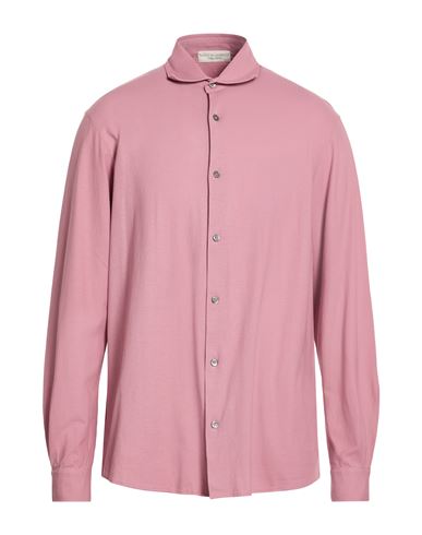 Filippo De Laurentiis Man Shirt Pink Size 42 Cotton
