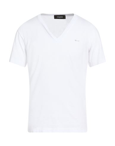 Dsquared2 Man T-shirt White Size Xxl Cotton