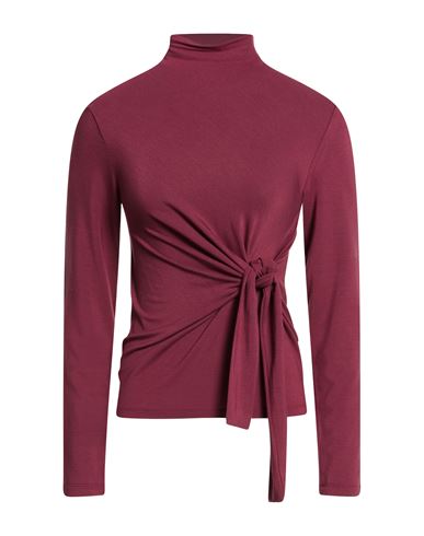 Niū Woman Top Garnet Size M Modal, Elastane In Pink