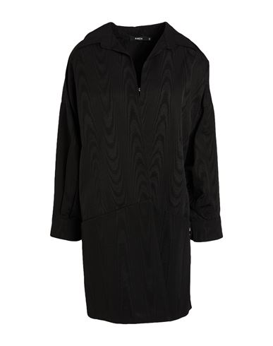 Amen Woman Overcoat & Trench Coat Black Size 10 Cotton, Viscose