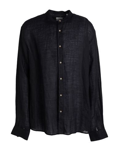 Liu •jo Man Man Shirt Black Size 17 ¾ Linen