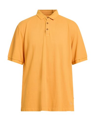 At.p.co At. P.co Man Polo Shirt Orange Size Xxxl Cotton In Yellow