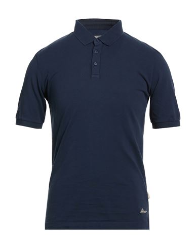 At.p.co At. P.co Man Polo Shirt Navy Size S Cotton In Blue