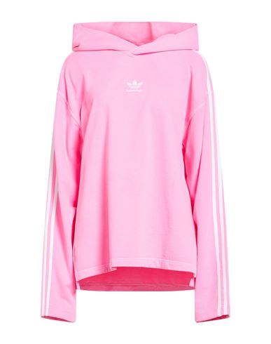 Balenciaga X Adidas Originals Woman Sweatshirt Fuchsia Size Xl Cotton, Polyester In Pink
