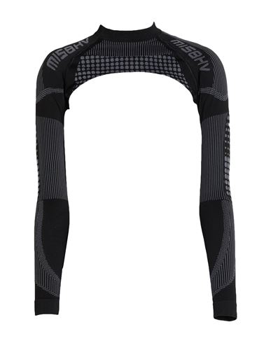 Misbhv Sport Woman Top Black Size M Recycled Polyamide, Polyester, Elastane