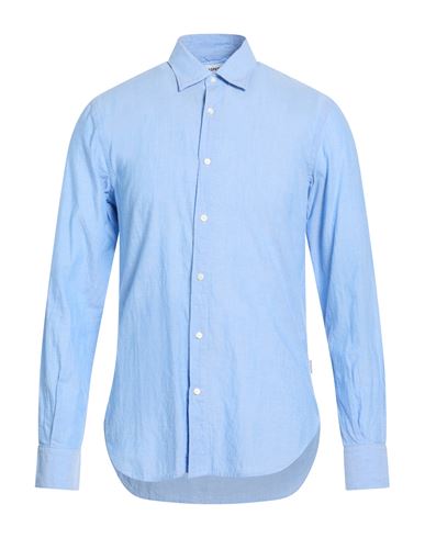 Aspesi Shirts Man Shirt Azure Size Xs Cotton In Blue