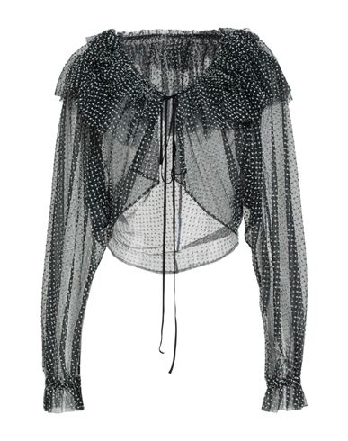 Philosophy Di Lorenzo Serafini Woman Shirt Black Size 4 Cotton, Polyamide, Viscose