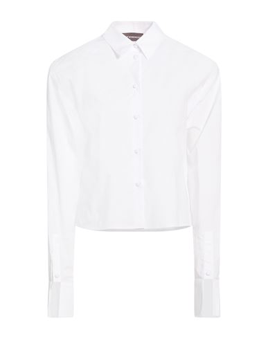 Mvp Wardrobe Woman Shirt White Size 8 Cotton In White