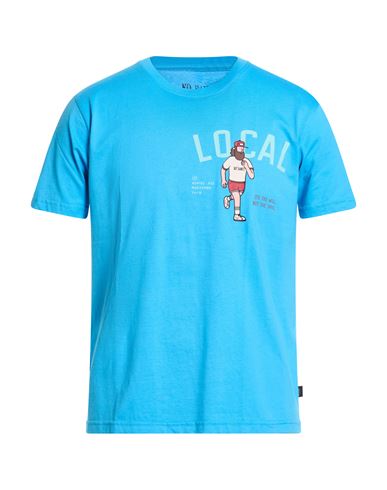 Ko Samui Man T-shirt Azure Size Xxl Cotton In Blue