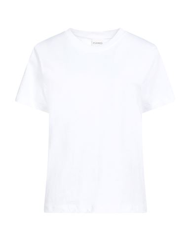 Closed Woman T-shirt White Size M Cotton