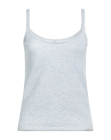 Fedeli Woman Top Light Blue Size 6 Cashmere, Silk