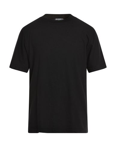 Crossley Man T-shirt Black Size L Cotton, Cashmere