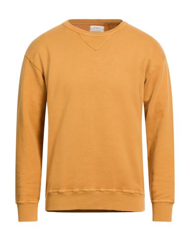 Crossley Man Sweatshirt Marigold Size Xl Cotton In Yellow