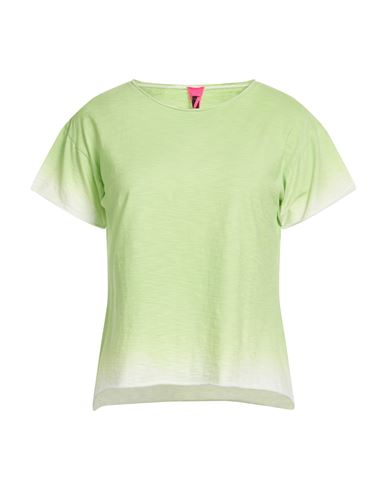 Alessandro Aste Woman T-shirt Light Green Size M Cotton In Green