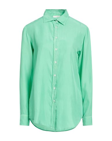 Fedeli Woman Shirt Green Size 6 Silk