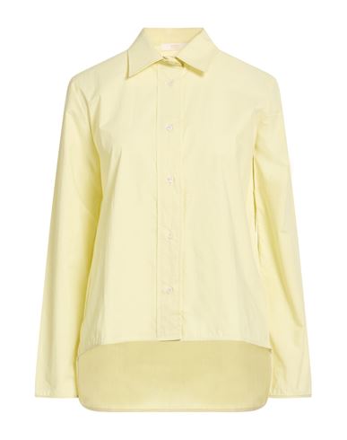 Fedeli Woman Shirt Pastel Yellow Size 6 Cotton
