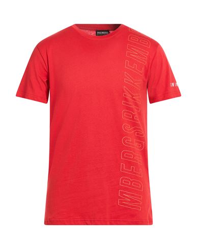 Bikkembergs Beachwear Man T-shirt Red Size L Cotton
