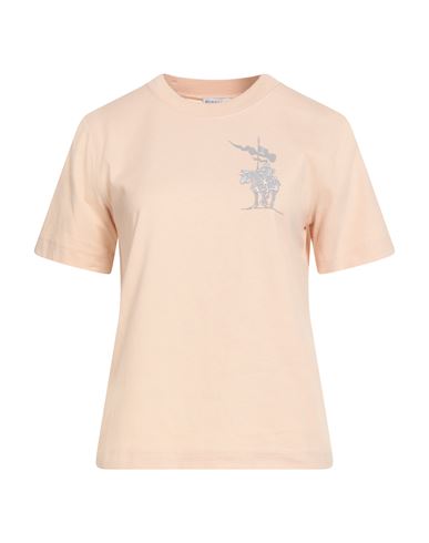 Burberry Woman T-shirt Blush Size M Cotton In Pink