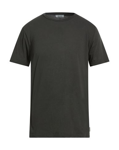 Crossley Man T-shirt Charcoal Size Xxl Cotton In Gray