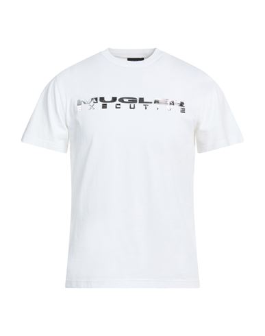 Mugler Man T-shirt White Size S Cotton