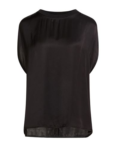 Mariuccia Woman Top Black Size L Viscose