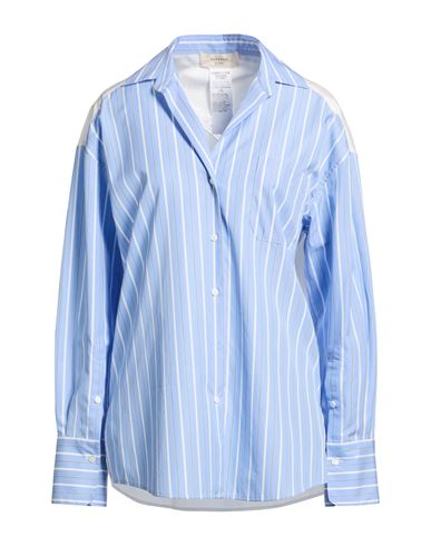 Weekend Max Mara Woman Shirt Light Blue Size 4 Cotton