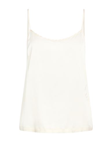 Alessia Santi Woman Top Ivory Size 6 Viscose, Elastane In White