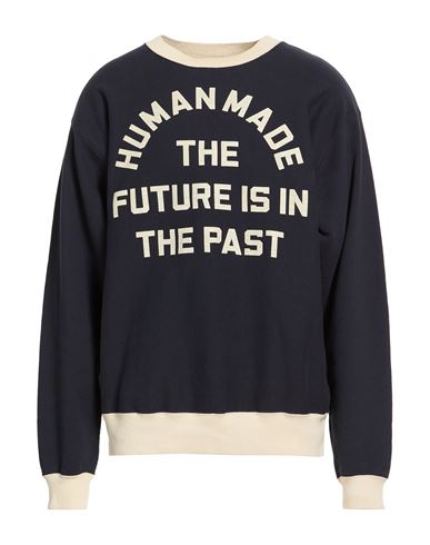 Human Made Man Sweatshirt Midnight Blue Size Xl Cotton