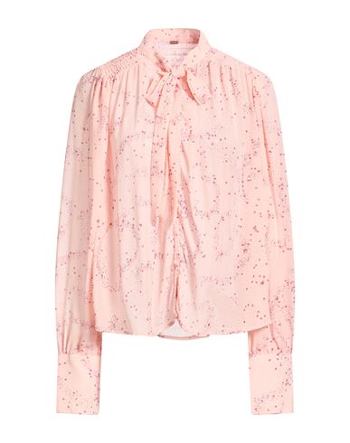 Free People Woman Shirt Pink Size L Polyester