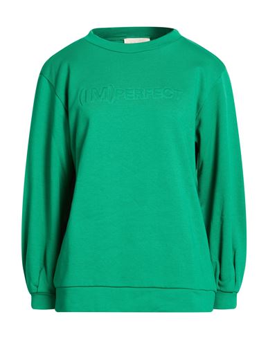 Iblues I Blues Woman Sweatshirt Green Size Xl Cotton