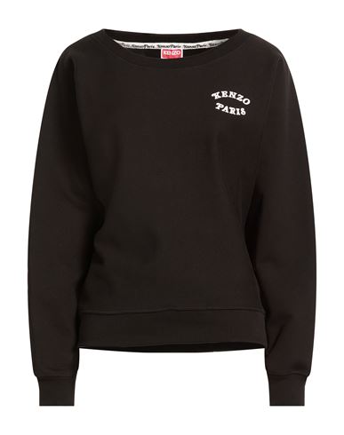 Kenzo Woman Sweatshirt Black Size L Cotton